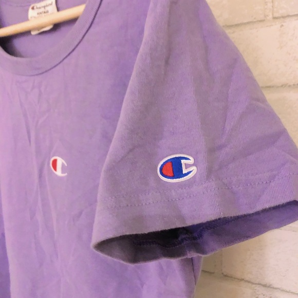 Champion heritage lavender crop tee shirt - Picture 3 of 4